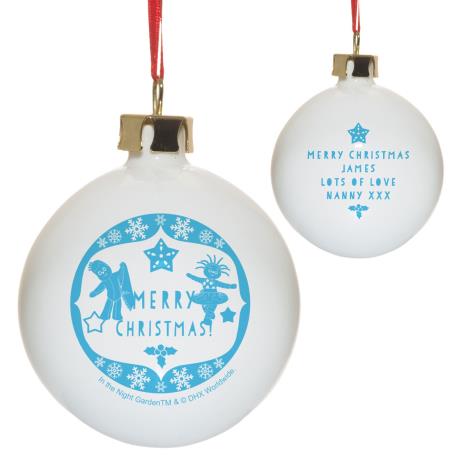 Personalised In The Night Garden Snowtime Bauble £12.99